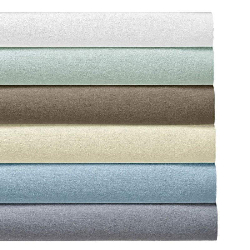 Royal Tradition Heavyweight Flannel, 100 Percent Cotton King 4PC Bed Sheets Set, Blue, 170 GSM - Image 2